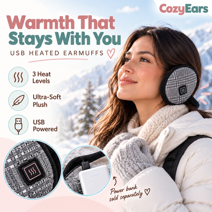 CozyEars™  Rechargable Heated Earmuffs